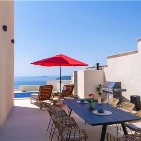 Luxury 4 Bedroom Villa with Infinity Pool, Sauna, Gym, Jacuzzi and Sea Views in Orašac, near Dubrovnik, Sleeps 8